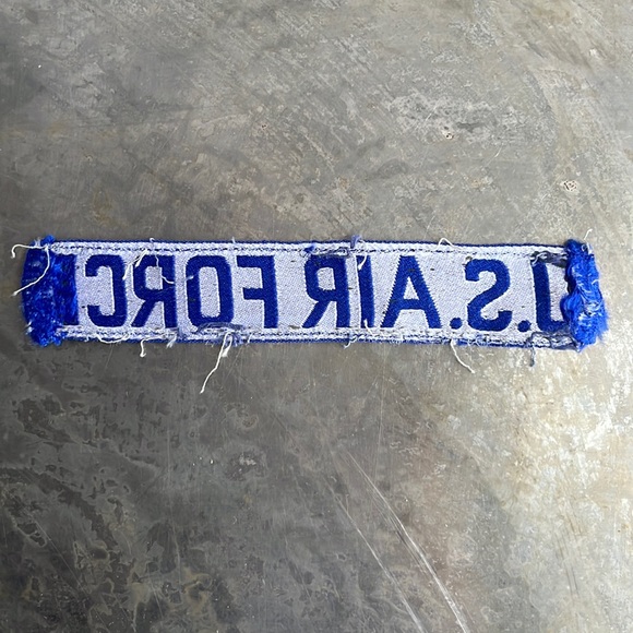 U.S. AIR FORCE blue tape patch, vintage - Picture 3 of 11